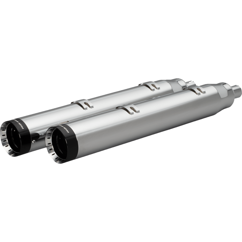 KHROME WERKS 4 - 1/2" WAR HAMMER MUFFLERS CHROME (202220) - DRIVEN Canada's Powersports 202220