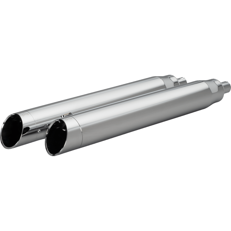 KHROME WERKS 4 - 1/2" WAR HAMMER MUFFLERS CHROME (202230) - DRIVEN Canada's Powersports 202230