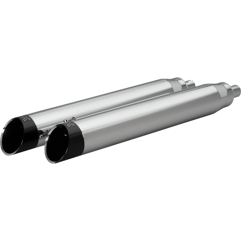 KHROME WERKS 4 - 1/2" WAR HAMMER MUFFLERS CHROME (202230) - DRIVEN Canada's Powersports 202230