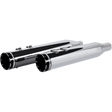 KHROME WERKS 4.5" HP - PLUS CHROME TRACER BILLET TIP MUFFLERS 2017+ TOURING (202735) - DRIVEN Canada's Powersports 202735