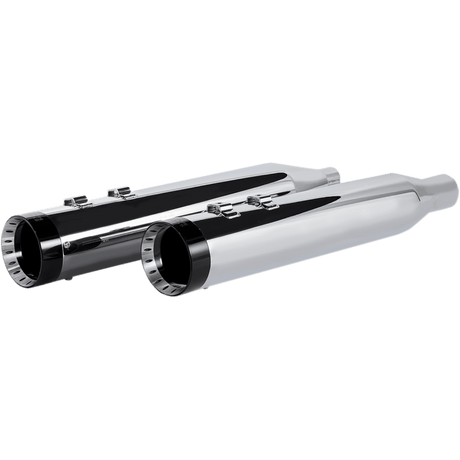 KHROME WERKS 4.5" MUFFLERS FOR TOURING CHROME WITH TRACER (202770) - DRIVEN Canada's Powersports 202770