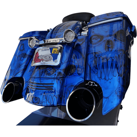 KHROME WERKS 4.5" MUFFLERS FOR TOURING WITH EDGE - DRIVEN Canada's Powersports 202885