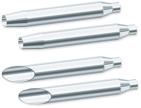 KHROME WERKS 95 - 05 FXD SL/CUT 3" SLIPON MUFFLERS (202310A) - DRIVEN Canada's Powersports 202310A