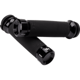 KHROME WERKS ETC GRIPS, KLASSIC, CUSTOM COUTOUR, BLACK, PKG (500180) - DRIVEN Canada's Powersports 500180