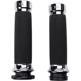 KHROME WERKS ETC GRIPS, KLASSIC, CUSTOM COUTOUR, CHR, PKG (500185) - DRIVEN Canada's Powersports 500185
