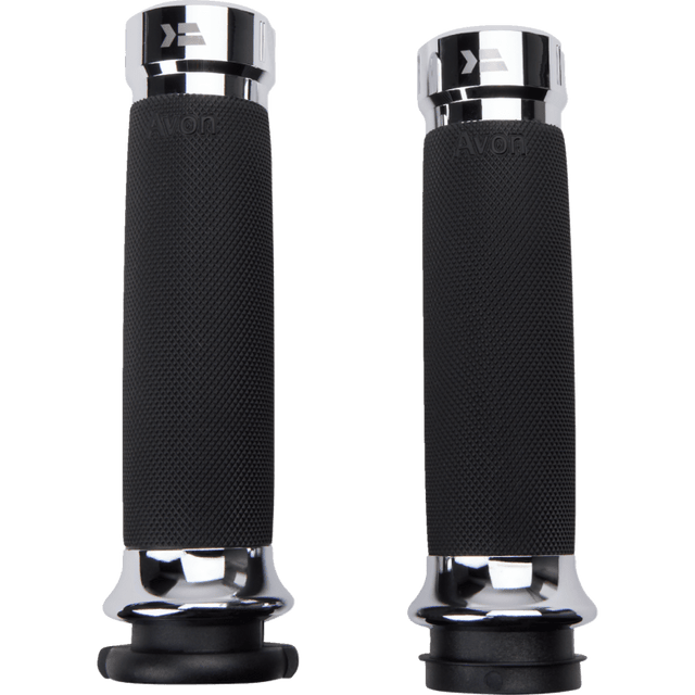 KHROME WERKS ETC GRIPS, KLASSIC, CUSTOM COUTOUR, CHR, PKG (500185) - DRIVEN Canada's Powersports 500185