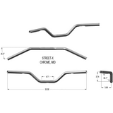 KHROME WERKS STREET - X MID, CHROME (300901) - DRIVEN Canada's Powersports 300901