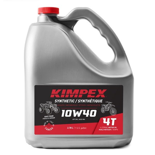 KIMPEX 10W40 MOTO/ATV 4 - STROKES ENGINE OIL (FV0002826) - DRIVEN Canada's Powersports 779423241795FV0002826