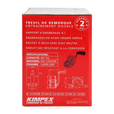 KIMPEX 2000 LBS BOAT TRAILER MANUAL WINCH (W2000DS) - DRIVEN Canada's Powersports 779421690939W2000DS