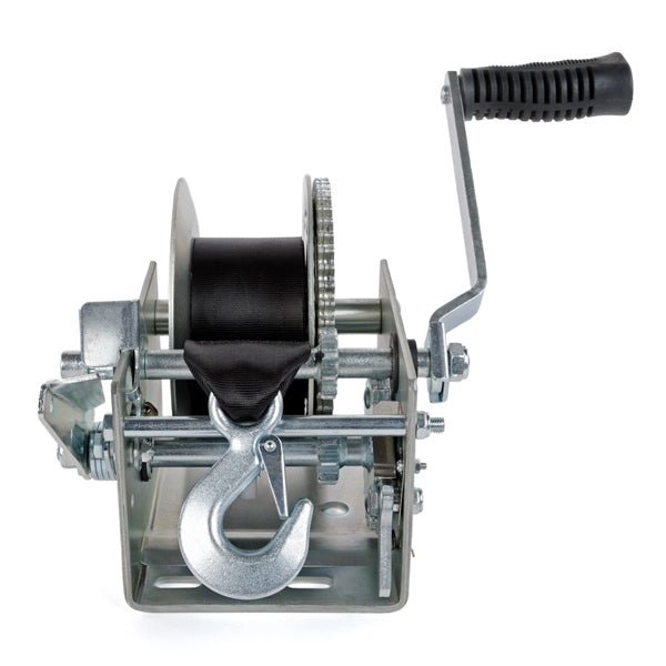 KIMPEX 2500 LBS HEAVY DUTY TWO SPEED HAND WINCH WITH STRAP (W2500W - S2524) - DRIVEN Canada's Powersports 779421690960W2500W - S2524
