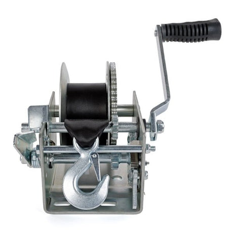 KIMPEX 2500 LBS HEAVY DUTY TWO SPEED HAND WINCH WITH STRAP (W2500W - S2524) - DRIVEN Canada's Powersports 779421690960W2500W - S2524