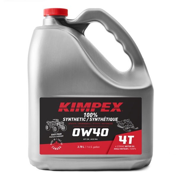 KIMPEX 4 - S100 0W40 SNOWMOBILE/ATV ENGINE OIL (FV0002726) - DRIVEN Canada's Powersports 779423241764FV0002726