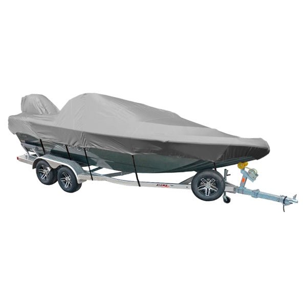 KIMPEX ALUMINIUM FISHING BOAT COVER WITH SIDE CONSOLE (666217G) - DRIVEN Canada's Powersports 6939959670177666217G
