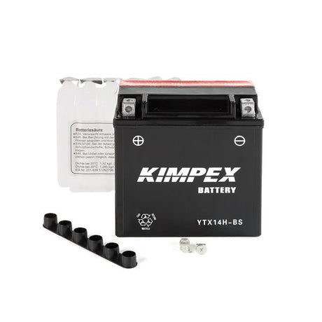 KIMPEX BATTERY MAINTENANCE FREE AGM HIGH PERFORMANCE (HTX14H - BS) - DRIVEN Canada's Powersports 7794227328055HTX14H - BS