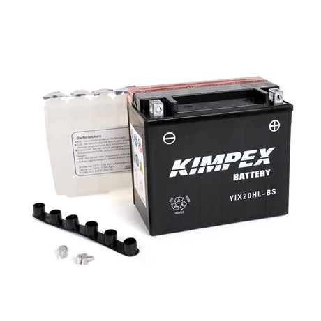 KIMPEX BATTERY MAINTENANCE FREE AGM HIGH PERFORMANCE (HIX20HL - BS) - DRIVEN Canada's Powersports 779421779191HIX20HL - BS