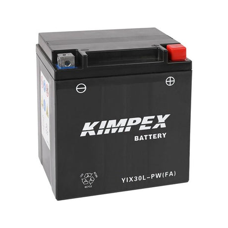 KIMPEX BATTERY MAINTENANCE FREE AGM HIGH PERFORMANCE (HIX30L - PW (FA)) - DRIVEN Canada's Powersports 779421779245HIX30L - PW (FA)