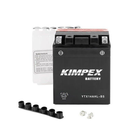 KIMPEX BATTERY MAINTENANCE FREE AGM HIGH PERFORMANCE (HTX14AHL - BS) - DRIVEN Canada's Powersports 779420738809HTX14AHL - BS