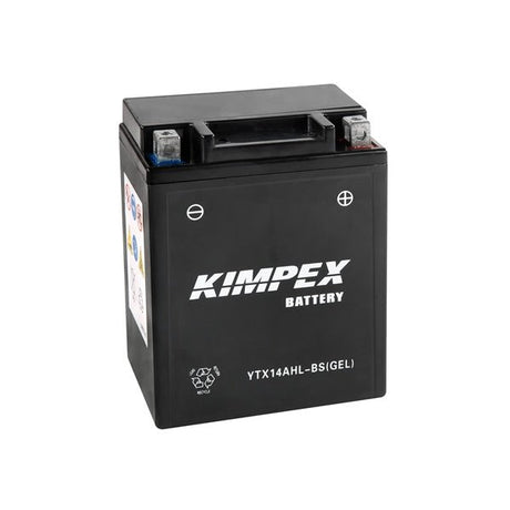 KIMPEX BATTERY MAINTENANCE FREE AGM HIGH PERFORMANCE (HTX14AHL - BS(GEL) - DRIVEN Canada's Powersports 779422610790HTX14AHL - BS(GEL