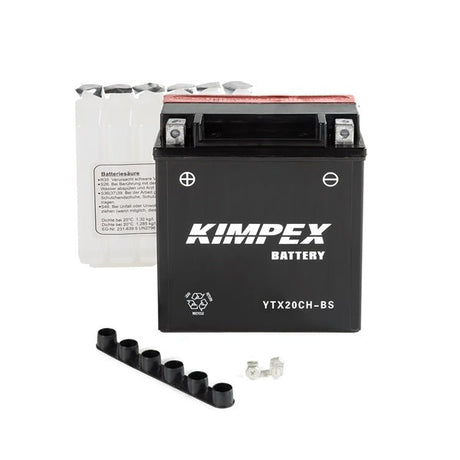 KIMPEX BATTERY MAINTENANCE FREE AGM HIGH PERFORMANCE (HTX20CH - BS) - DRIVEN Canada's Powersports 779420738816HTX20CH - BS