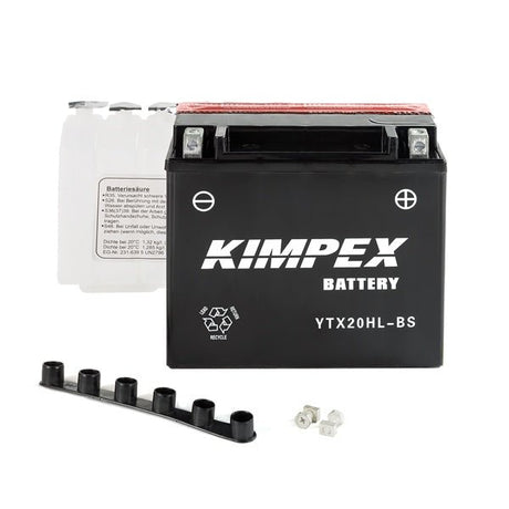 KIMPEX BATTERY MAINTENANCE FREE AGM HIGH PERFORMANCE (HTX20HL - BS) - DRIVEN Canada's Powersports 779420738830HTX20HL - BS