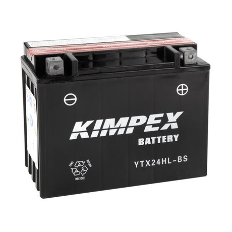 KIMPEX BATTERY MAINTENANCE FREE AGM HIGH PERFORMANCE (HTX24HL - BS) - DRIVEN Canada's Powersports 779420738854HTX24HL - BS