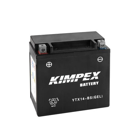 KIMPEX BATTERY MAINTENANCE FREE AGM (HTX14 - BS(GEL)) - DRIVEN Canada's Powersports 779422765667HTX14 - BS(GEL)