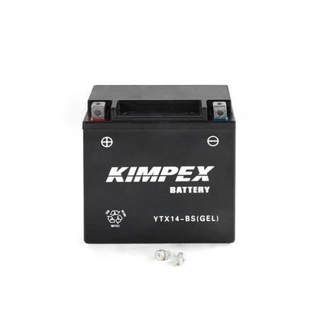 KIMPEX BATTERY MAINTENANCE FREE AGM (HTX14 - BS(GEL)) - DRIVEN Canada's Powersports 779422765667HTX14 - BS(GEL)