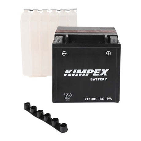 KIMPEX BATTERY MAINTENANCE FREE AGM (HIX30L - BS - PW) - DRIVEN Canada's Powersports 779421779214HIX30L - BS - PW