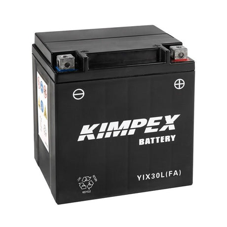 KIMPEX BATTERY MAINTENANCE FREE AGM (HIX30L(FA)) - DRIVEN Canada's Powersports 779422676932HIX30L(FA)