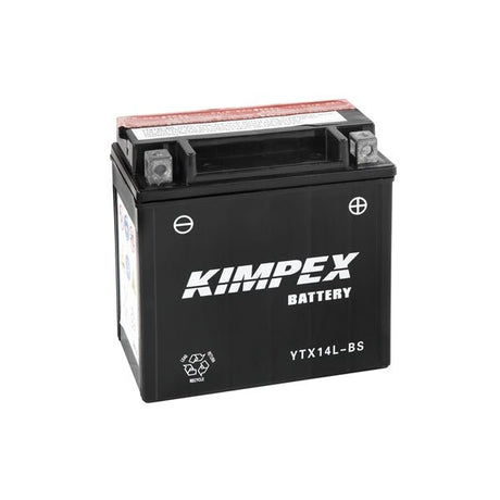 KIMPEX BATTERY MAINTENANCE FREE AGM (HTX14L - BS) - DRIVEN Canada's Powersports 779420738878HTX14L - BS