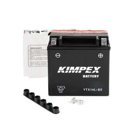 KIMPEX BATTERY MAINTENANCE FREE AGM (HTX14L - BS) - DRIVEN Canada's Powersports 779420738878HTX14L - BS