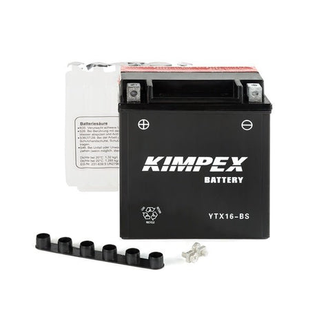 KIMPEX BATTERY MAINTENANCE FREE AGM (HTX16 - BS) - DRIVEN Canada's Powersports 779420577934HTX16 - BS