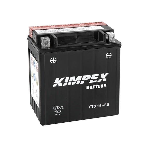 KIMPEX BATTERY MAINTENANCE FREE AGM (HTX16 - BS) - DRIVEN Canada's Powersports 779420577934HTX16 - BS