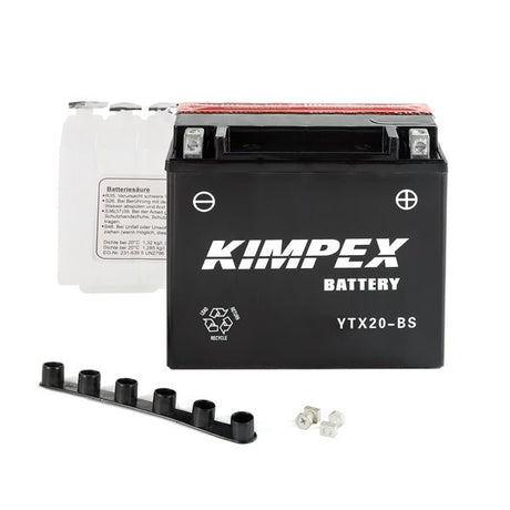 KIMPEX BATTERY MAINTENANCE FREE AGM (HTX20 - BS) - DRIVEN Canada's Powersports 779420577958HTX20 - BS