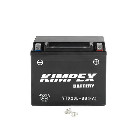 KIMPEX BATTERY MAINTENANCE FREE AGM (HTX20(L)BS(FA)) - DRIVEN Canada's Powersports 779422676895HTX20(L) - BS(FA)