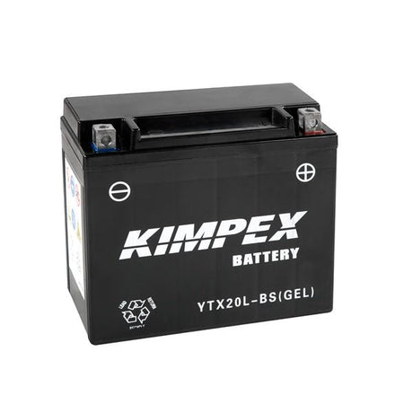 KIMPEX BATTERY MAINTENANCE FREE AGM (HTX20(L)BS(GEL)) - DRIVEN Canada's Powersports 779422610837HTX20(L) - BS(GEL)