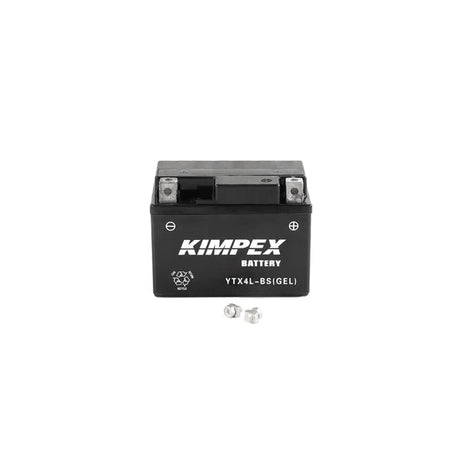 KIMPEX BATTERY MAINTENANCE FREE AGM (HTX4L - BS(GEL)) - DRIVEN Canada's Powersports 779422610868HTX4L - BS(GEL)