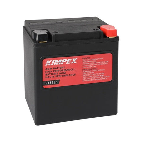 KIMPEX BATTERY MAINTENANCE FREE AGM (HVT30L) - DRIVEN Canada's Powersports 779421779306HVT30L
