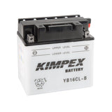 KIMPEX BATTERY YUMICRON (HB16CL - B) - DRIVEN Canada's Powersports 779420577712HB16CL - B