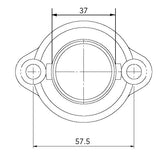 KIMPEX CARBURETOR ADAPTER MOUNTING FLANGE (07 - 100 - 01) - DRIVEN Canada's Powersports 77942264882307 - 100 - 01