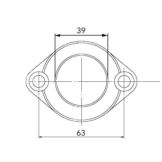 KIMPEX CARBURETOR ADAPTER MOUNTING FLANGE (07 - 100 - 06) - DRIVEN Canada's Powersports 779422127724207 - 100 - 06
