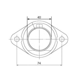 KIMPEX CARBURETOR ADAPTER MOUNTING FLANGE (07 - 100 - 13) - DRIVEN Canada's Powersports 77942264883007 - 100 - 13