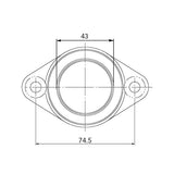 KIMPEX CARBURETOR ADAPTER MOUNTING FLANGE (07 - 105 - 01) - DRIVEN Canada's Powersports 77942264884707 - 105 - 01
