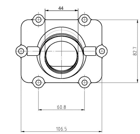 KIMPEX CARBURETOR ADAPTER MOUNTING FLANGE (1203447) - DRIVEN Canada's Powersports 7794222521051203447