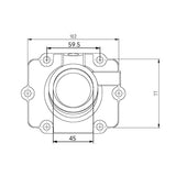 KIMPEX CARBURETOR ADAPTER MOUNTING FLANGE (1253414) - DRIVEN Canada's Powersports 7794222520991253414