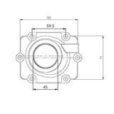 KIMPEX CARBURETOR ADAPTER MOUNTING FLANGE (1253423) - DRIVEN Canada's Powersports 7794222520821253423