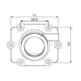 KIMPEX CARBURETOR ADAPTER MOUNTING FLANGE (1253485) - DRIVEN Canada's Powersports 7794222521291253485