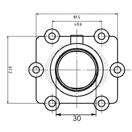 KIMPEX CARBURETOR ADAPTER MOUNTING FLANGE (3005 - 147) - DRIVEN Canada's Powersports 7794222107543005 - 147