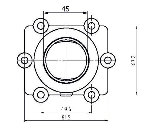 KIMPEX CARBURETOR ADAPTER MOUNTING FLANGE (3005 - 415) - DRIVEN Canada's Powersports 7794222107783005 - 415