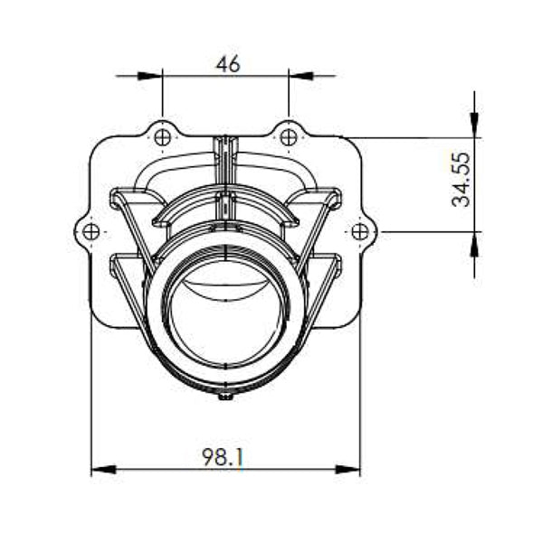 KIMPEX CARBURETOR ADAPTER MOUNTING FLANGE (301630) - DRIVEN Canada's Powersports 779421881962301630